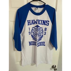 Hawkins High School Stranger Things Baseball Tshirt